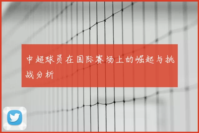 中超球员在国际赛场上的崛起与挑战分析