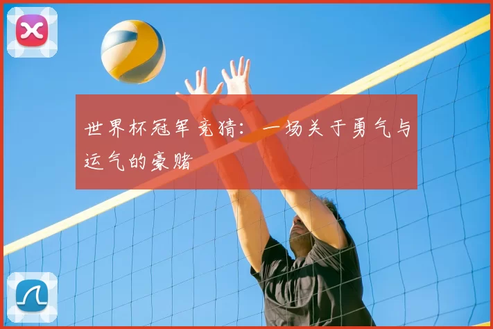 世界杯冠军竞猜:一场关于勇气与运气的豪赌