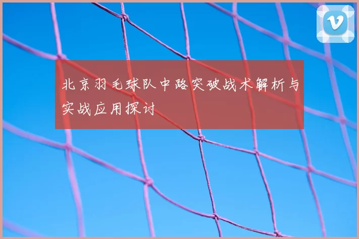 北京羽毛球队中路突破战术解析与实战应用探讨